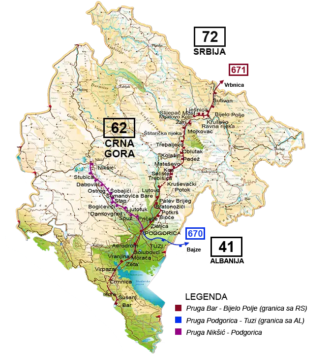 mapa pruge